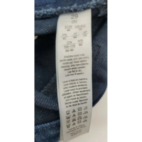 SPANX Blue The Slim X Super Skinny Jeans Jeggings Style FD0114 Size 29 (8) - Picture 12 of 12